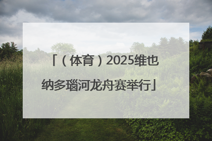 （体育）2025维也纳多瑙河龙舟赛举行