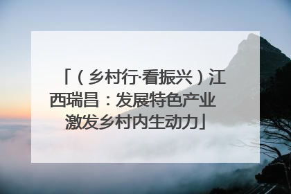 （乡村行·看振兴）江西瑞昌：发展特色产业 激发乡村内生动力