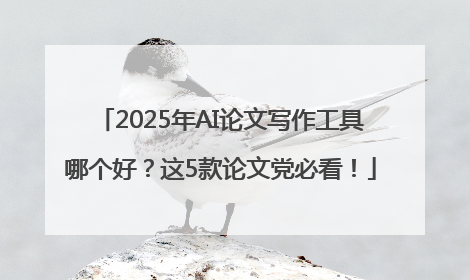 2025年AI论文写作工具哪个好？这5款论文党必看！