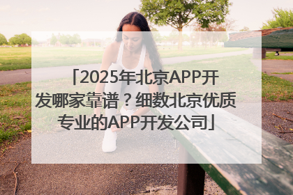 2025年北京APP开发哪家靠谱？细数北京优质专业的APP开发公司
