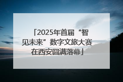 2025年首届“智见未来”数字文旅大赛在西安圆满落幕