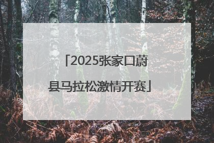 2025张家口蔚县马拉松激情开赛