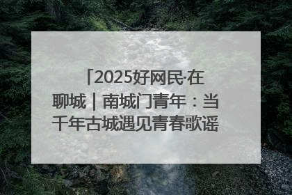 2025好网民·在聊城｜南城门青年：当千年古城遇见青春歌谣 一湖碧水见证的“聊城式浪漫”